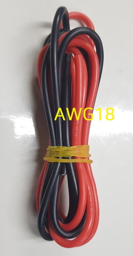 18AWG 실리콘 케이블 실리콘전선 (검정 / 빨강 별도상품)