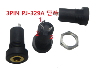PJ-392A 3.5MM 오디오 비디오 스테레오 헤드폰 소켓