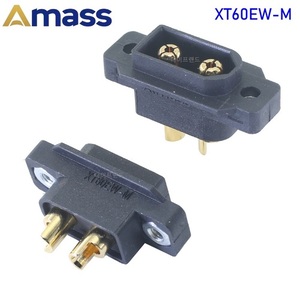 [블랙] AMASS XT60EW-M 수 컨넥터 단자 (1개) XT60