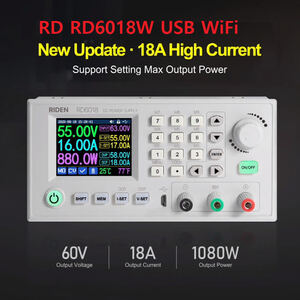 RD RD6018W USB WiFi DC-DC 전압 전류 스텝 다운 파워서플라이 60V18A