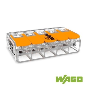 WAGO 221-615 배선용 5P 최대 0.4-6SQ 와이어 커넥터