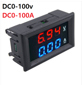 디지털 LED 배터리 용량,암페어 100A  표시기