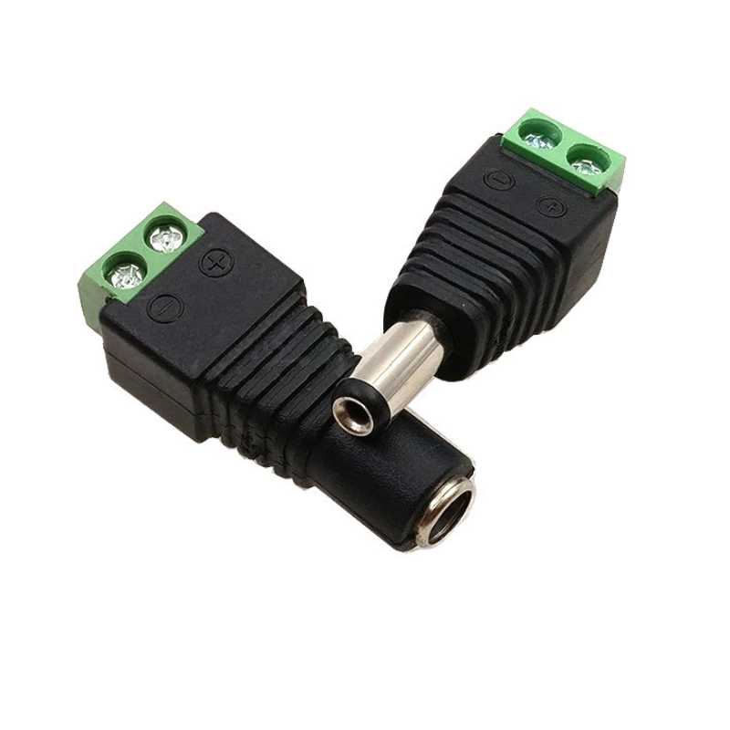 암수 5.5mm 2.1mm  전원 플러그 잭 어댑터 커넥터