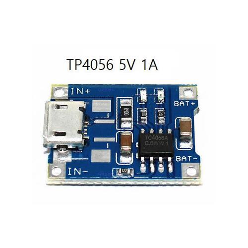 TP4056 5V 1A Micro-usb 18650 리튬배터리 충전모듈